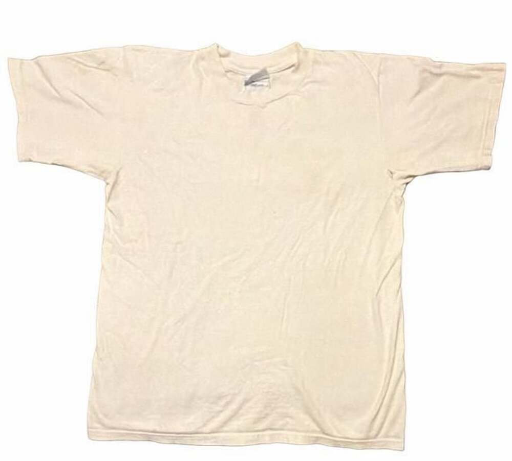 Fruit Of The Loom White Graphic T-Shirt Size M Single Stitch Tee
